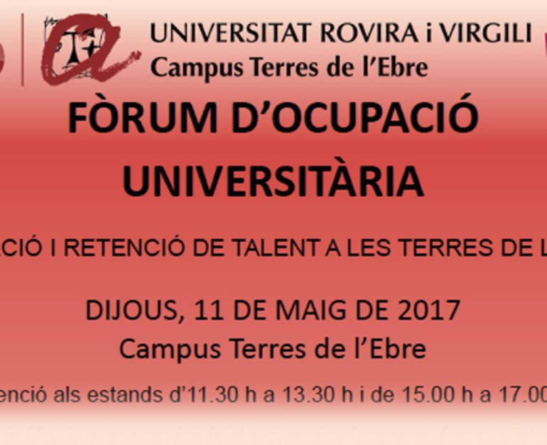 Visita’ns al Forum d’Ocupació Universitària