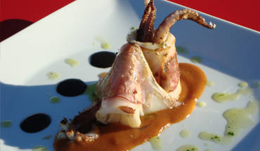 CALAMAR EN SALSA DE ROSTIT (recepta per a una persona)